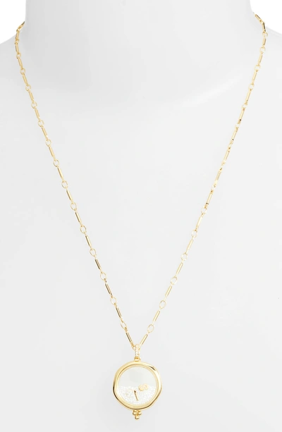 Shop Lulu Dk X Kristina Schulman Sisters Shaker Pendant Necklace In Gold