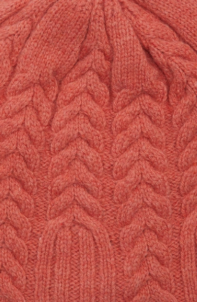 Shop Patagonia Cable Beanie - Red In Tomato