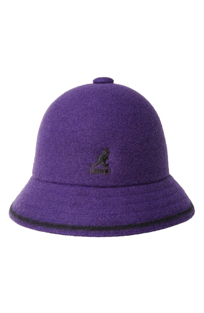 Shop Kangol Cloche Hat In Velvet/ Black