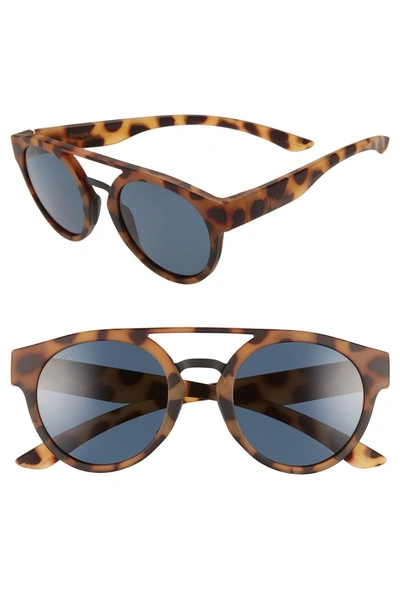 Shop Smith Range 50mm Chromapop(tm) Polarized Sunglasses - Matte Honey Tortoise/ Black