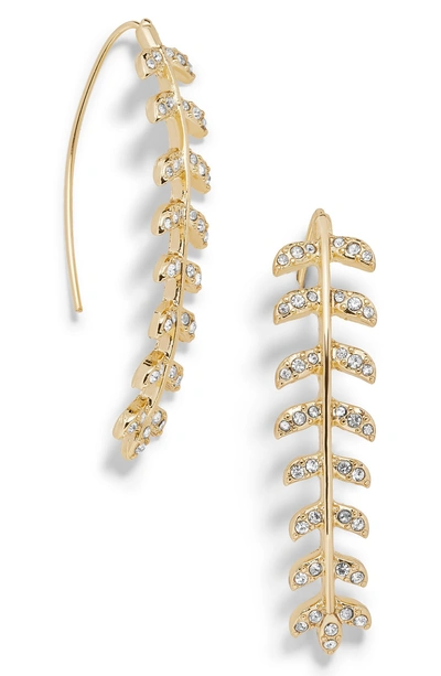 Shop Baublebar Celosia Crystal Drop Earrings In Gold