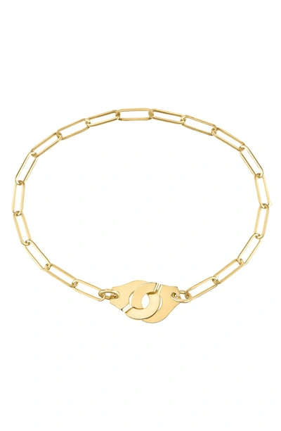 Shop Dinh Van Menottes 18k Gold Bracelet In Yellow Gold