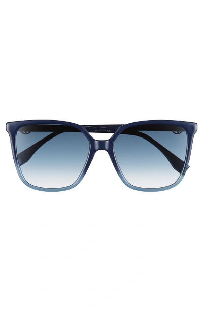 Shop Fendi 57mm Sunglasses - Blue