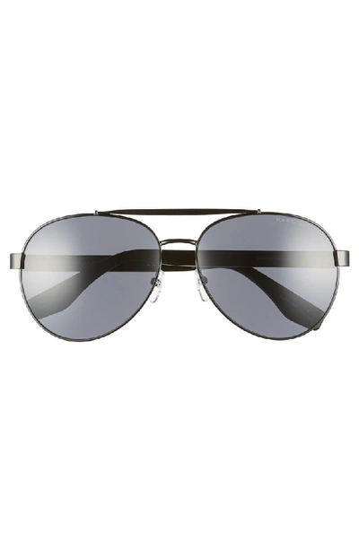 Shop Marc Jacobs 60mm Aviator Sunglasses In Black