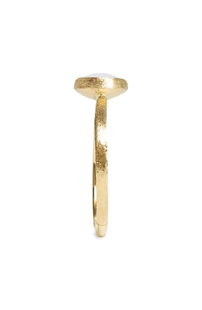 Shop Marco Bicego 'jaipur' Stackable Ring In Yellow Gold/ Mother Of Pearl