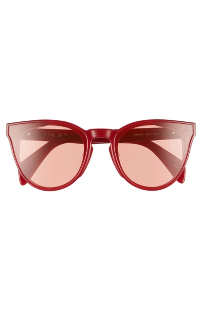 Shop Rag & Bone 61mm Cat Eye Sunglasses In Red