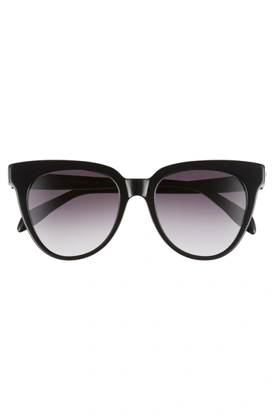 Shop Alexander Mcqueen 53mm Cat Eye Sunglasses - Black