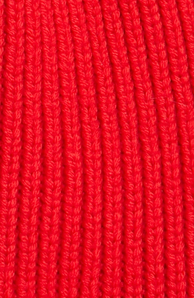 Shop Moncler Virgin Wool Beanie - Red