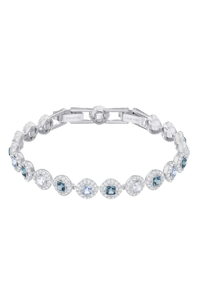 Shop Swarovski Angelic Crystal Bracelet In Multi/ Silver