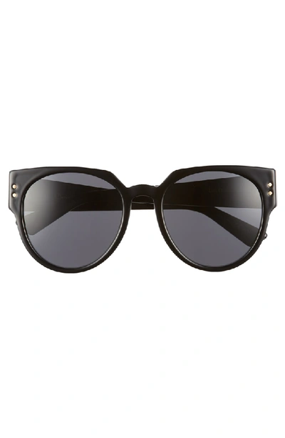 Shop Dior 54mm Special Fit Polarized Cat Eye Sunglasses - Black