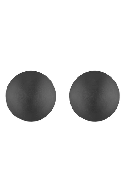 Shop Alexis Bittar Dome Earrings In Black
