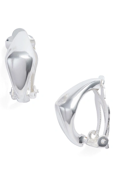 Shop Argento Vivo Angular Earrings In Silver