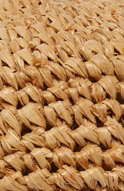 Shop Gigi Burris Millinery Coco Straw Crochet Beret - Brown In Natural Straw