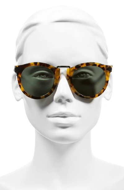 Shop Karen Walker 'harvest' 50mm Sunglasses - Crazy Tortoise