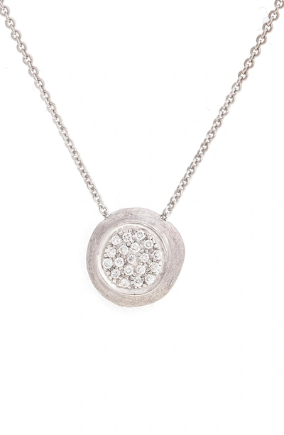 Shop Marco Bicego 'delicati - Jaipur' Diamond Pendant Necklace In White Gold