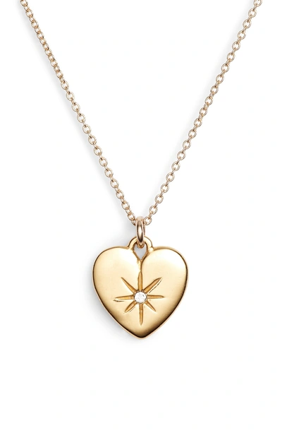 Shop Dogeared Wonder-ful Woman Pendant Necklace In Gold Dipped