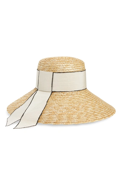 Shop Eugenia Kim Annabelle Straw Hat - Brown In Natural