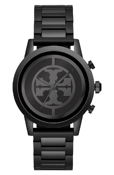Shop Tory Burch Torytrack Gigi Touchscreen Smart Watch, 40mm In Black