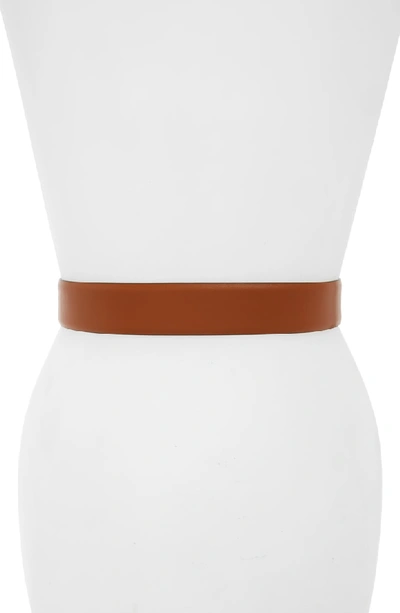 Ferragamo Reversible And Adjustable Gancini Belt In Brown