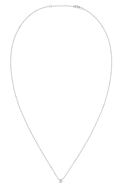 Shop Dinh Van Le Cube Diamant Diamond Pendant Necklace In White Gold