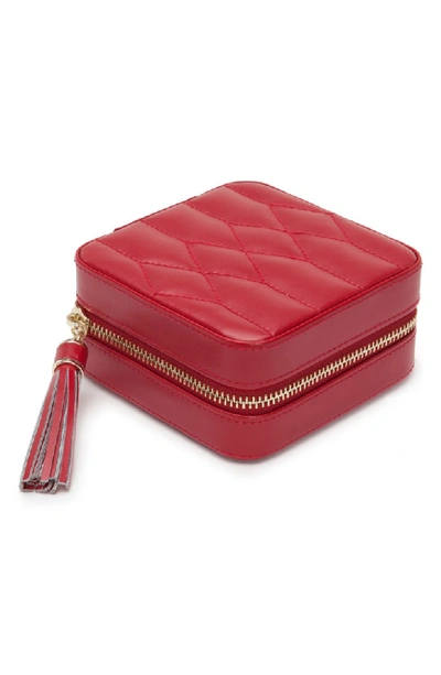 Shop Wolf 'caroline' Travel Jewelry Case - Red