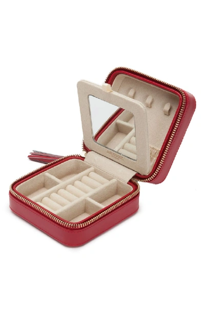 Shop Wolf 'caroline' Travel Jewelry Case - Red