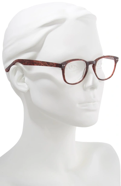 Shop Corinne Mccormack 'lyla' 52mm Reading Glasses - Rust Red