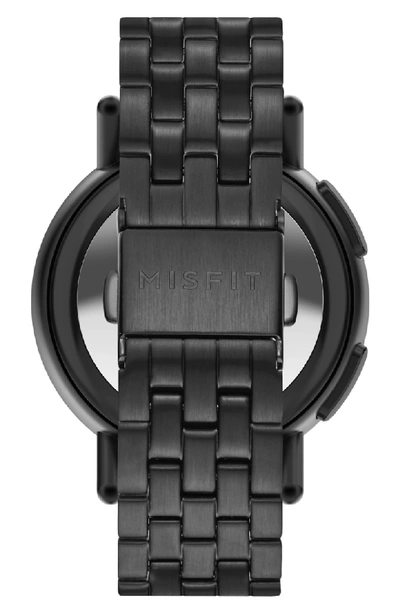 Shop Misfit Path Bracelet Strap Hybrid Smartwatch, 36mm In Black