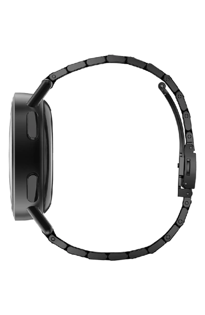 Shop Misfit Path Bracelet Strap Hybrid Smartwatch, 36mm In Black