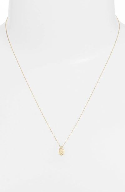 Shop Dana Rebecca Designs Samantha Lynn Diamond Pendant Necklace In Yellow Gold/ Dia