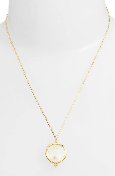 Shop Lulu Dk X Kristina Schulman Universe Shaker Pendant Necklace In Gold
