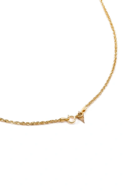 Shop Loren Stewart Love You More Two-tone Diamond Charm Necklace In Gold