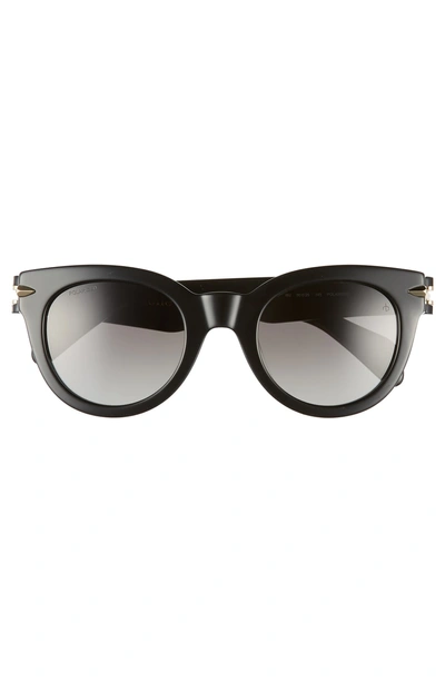 Shop Rag & Bone Core 50mm Polarized Cat Eye Sunglasses - Black