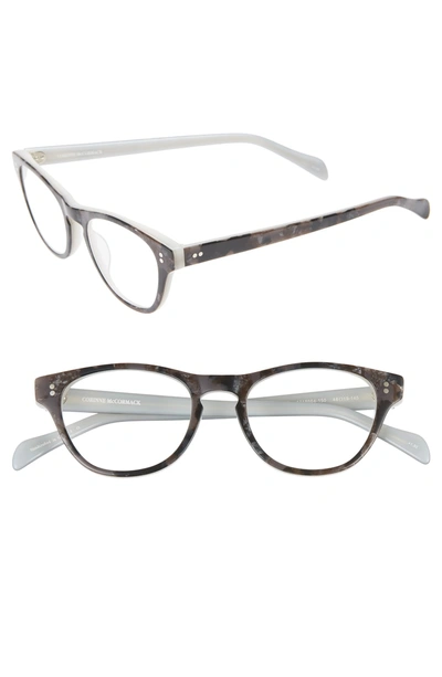 Shop Corinne Mccormack Belle 48mm Reading Glasses - Black/ Grey