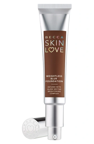 Shop Becca Cosmetics Becca Skin Love Weightless Blur Foundation In Mahogany
