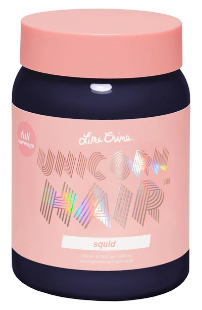 Shop Lime Crime Unicorn Hair Full Coverage Semi-permanent Hair Color In Squid