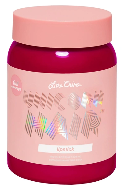Shop Lime Crime Unicorn Hair Full Coverage Semi-permanent Hair Color In Lipstick