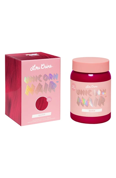 Shop Lime Crime Unicorn Hair Full Coverage Semi-permanent Hair Color In Lipstick