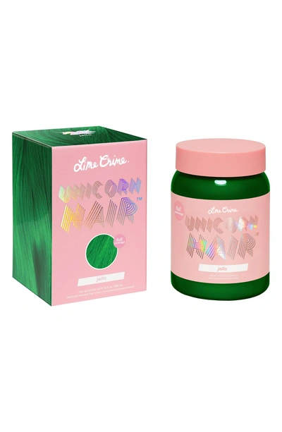 Shop Lime Crime Unicorn Hair Full Coverage Semi-permanent Hair Color In Jello