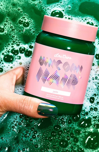 Shop Lime Crime Unicorn Hair Full Coverage Semi-permanent Hair Color In Jello