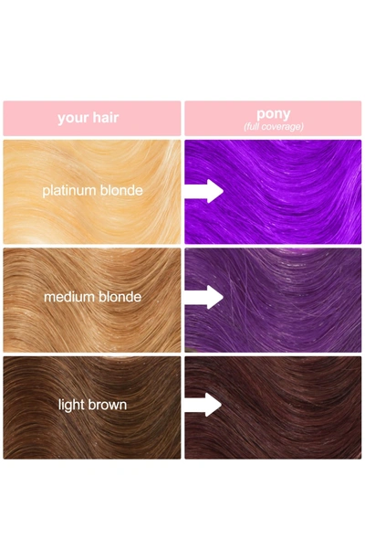 Shop Lime Crime Unicorn Hair Full Coverage Semi-permanent Hair Color In Pony