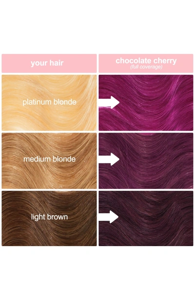 Shop Lime Crime Unicorn Hair Full Coverage Semi-permanent Hair Color In Chocolate Cherry