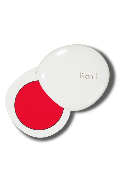 Shop Lilah B Tinted Lip Balm In B. Cheeky (pink/red)