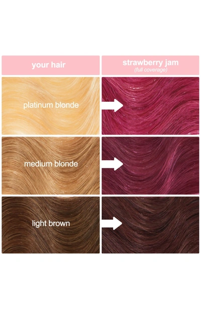 Shop Lime Crime Unicorn Hair Full Coverage Semi-permanent Hair Color In Strawberry Jam