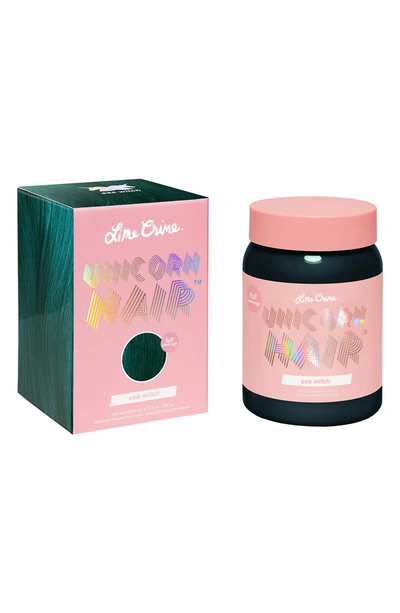 Shop Lime Crime Unicorn Hair Full Coverage Semi-permanent Hair Color In Sea Witch