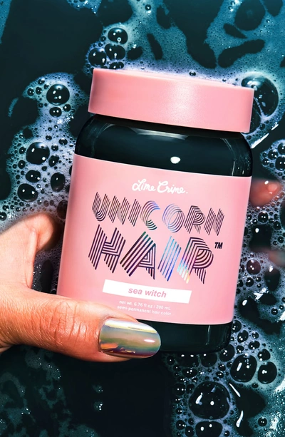 Shop Lime Crime Unicorn Hair Full Coverage Semi-permanent Hair Color In Sea Witch