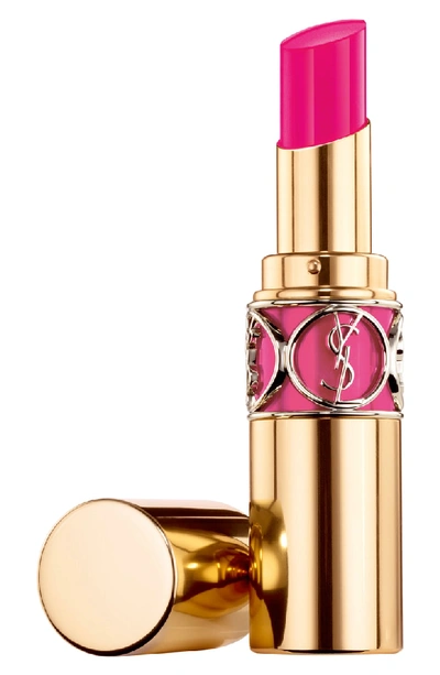 Shop Saint Laurent Rouge Volupté Shine Oil-in-stick Lipstick In 50 Fuschia Stilettos