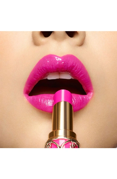 Shop Saint Laurent Rouge Volupté Shine Oil-in-stick Lipstick In 50 Fuschia Stilettos