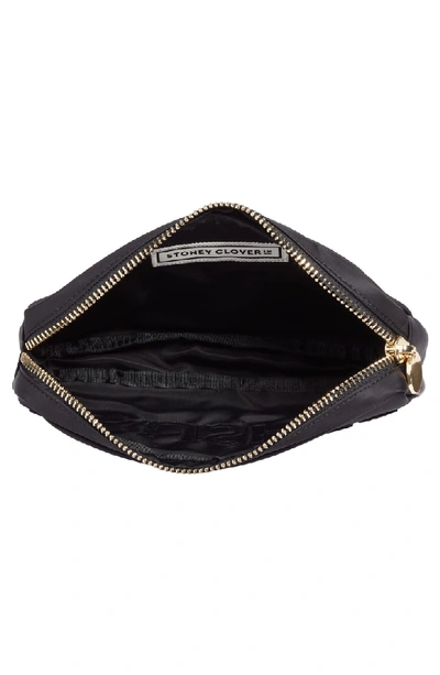 Shop Stoney Clover Lane Brush Small Nylon Cosmetics Bag In Black