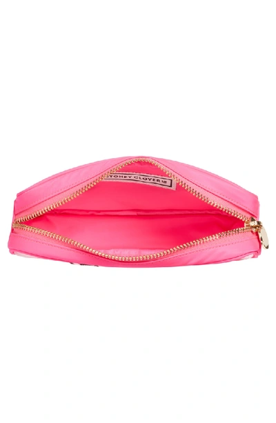 Shop Stoney Clover Lane Hair Classic Small Cosmetics Bag In Neon Pink